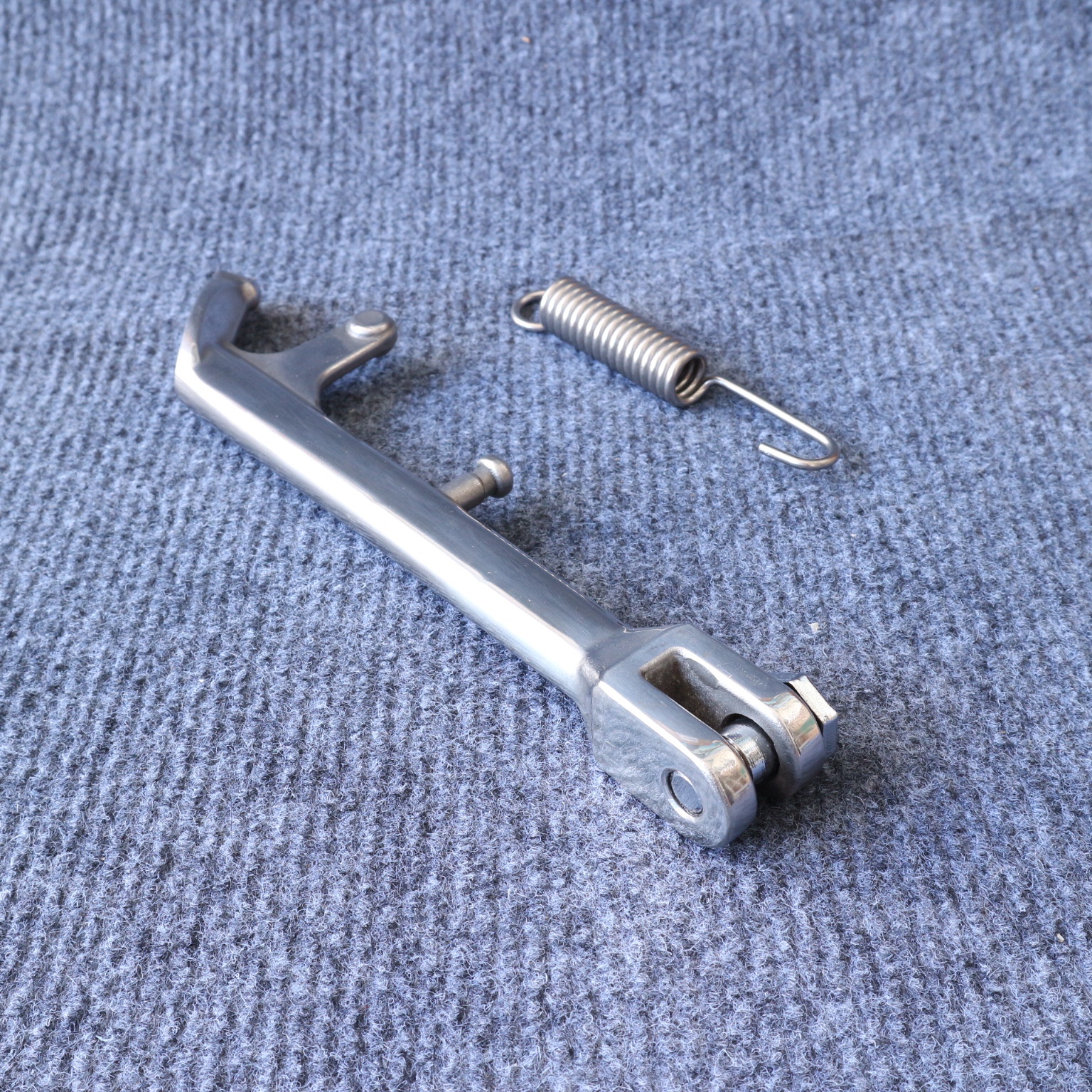 Chân chống nghiêng xe máy INOX 304 không gỉ sét gắn các dòng xe số HONDA YAMAHA