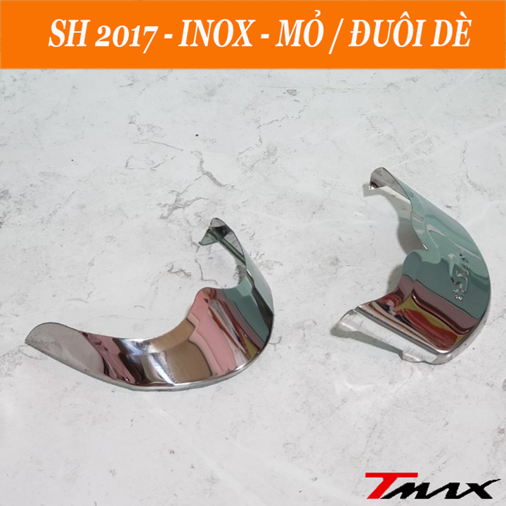 [HCM]BỘ MỎ ĐUÔI DÈ XE SH 2017 INOX