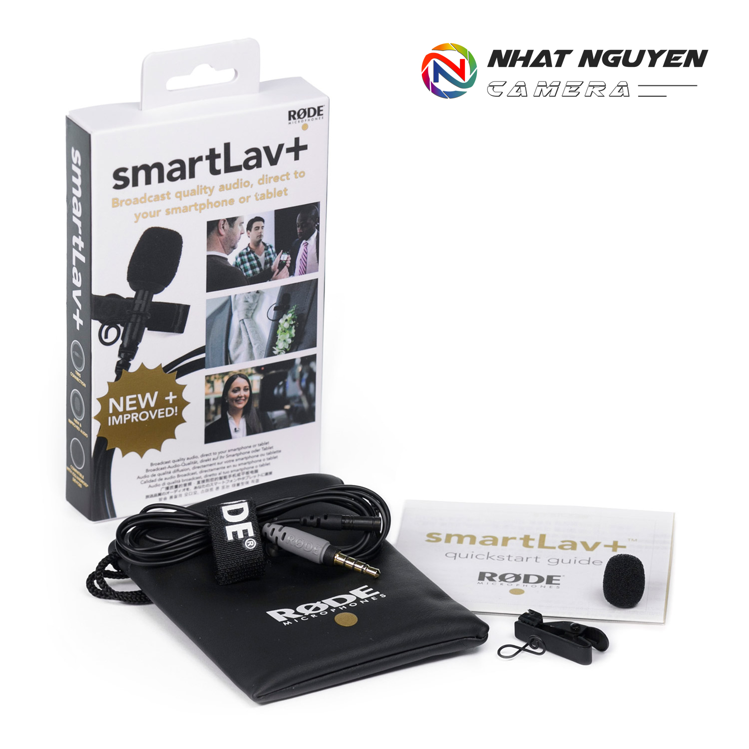 Micro cài áo Rode smartLav+ dùng cho điện thoại - Rode Smartlav Plus - Bảo hành 12 tháng