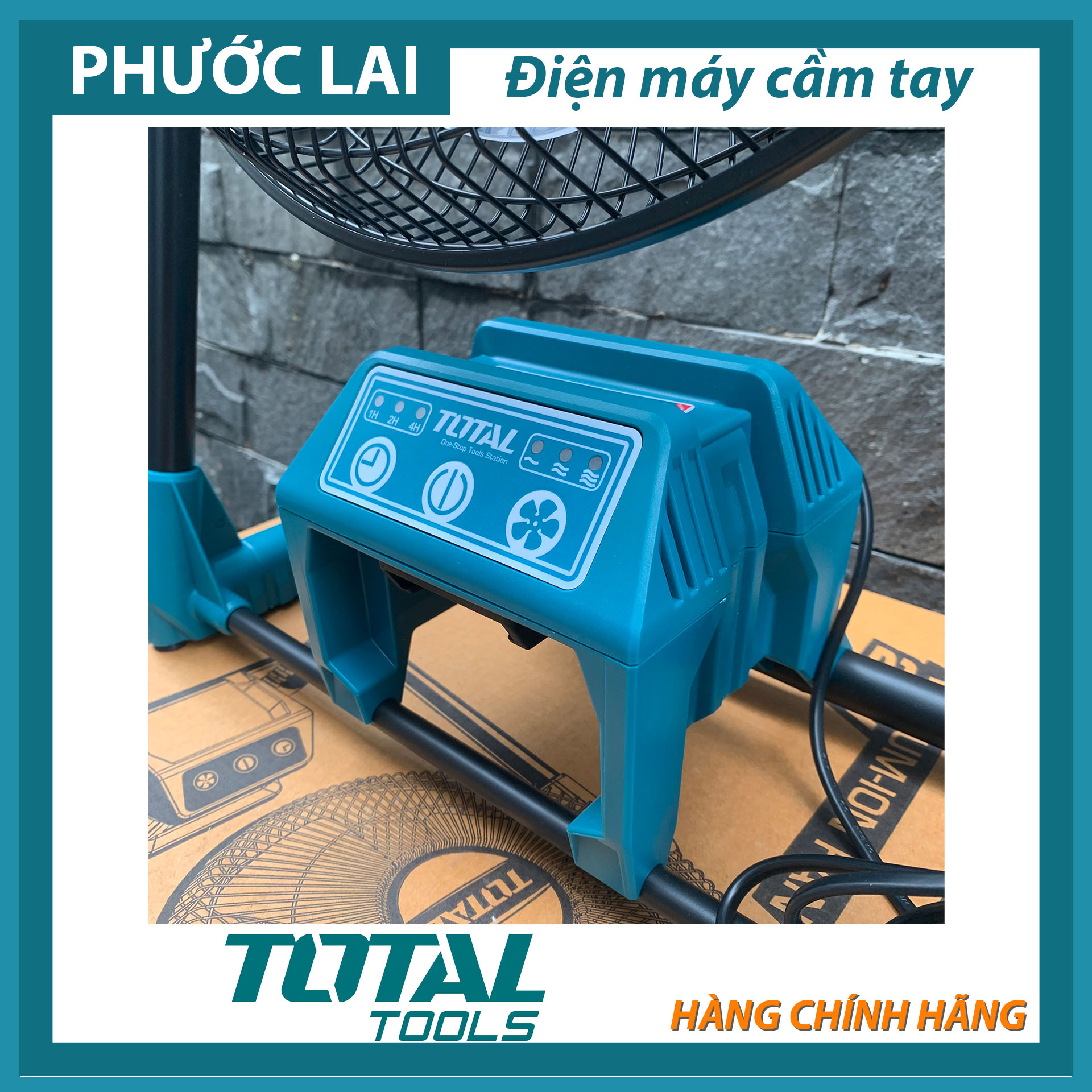 Quạt máy dùng pin Total TFALI2001