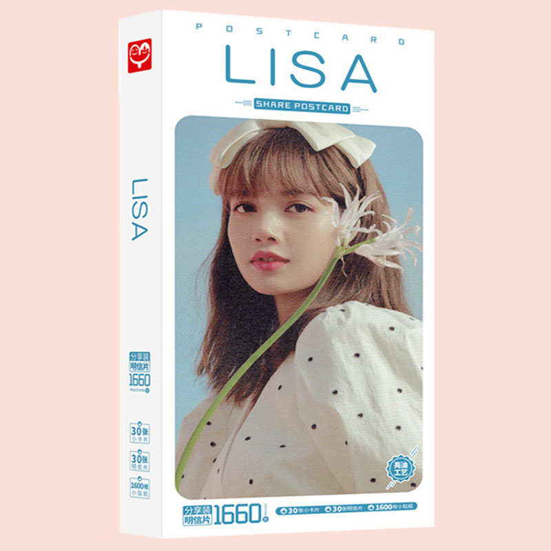 Bưu thiếp Lisa Backpink LaLisa Monoban