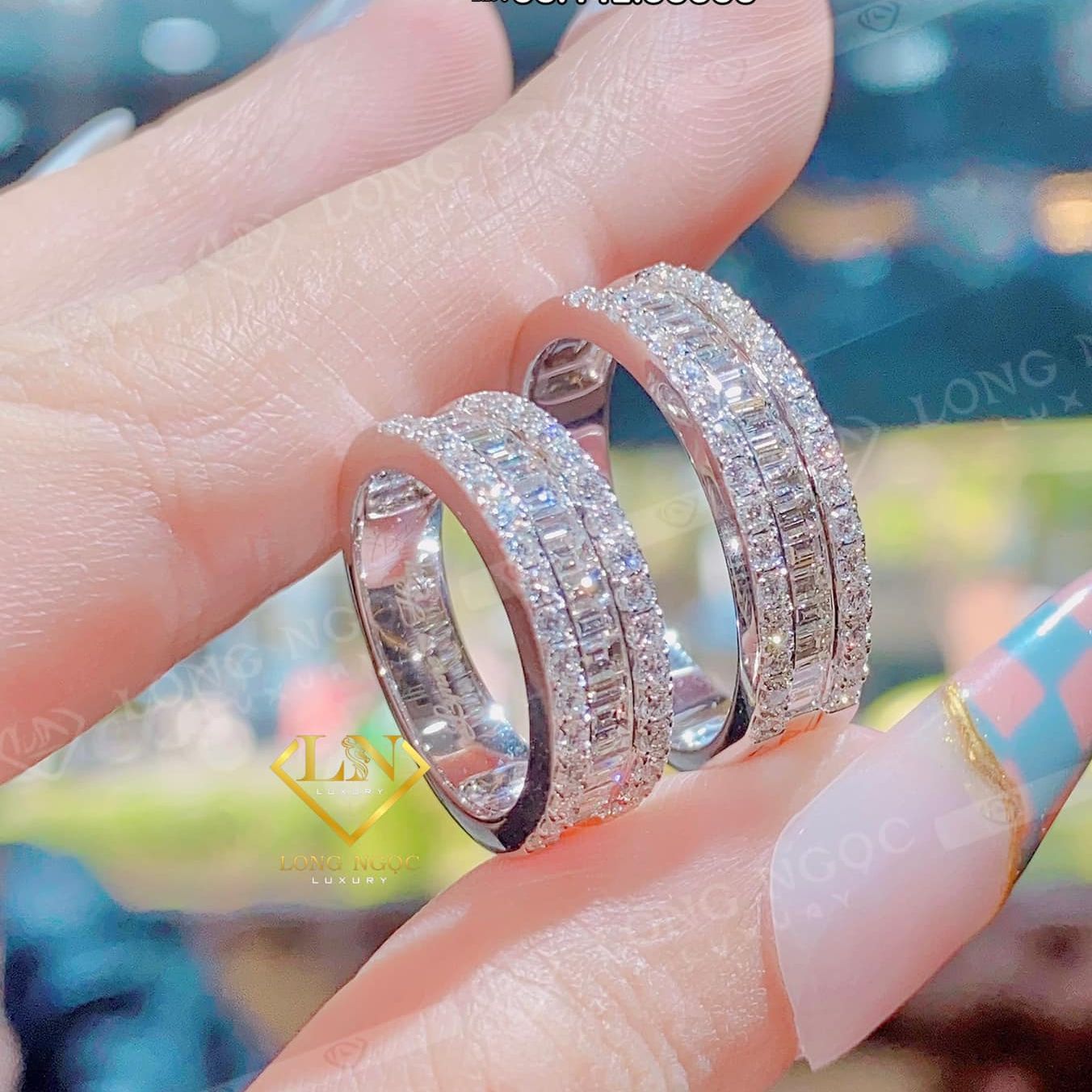 [HCMC] Fashion Women ring, crystal diamond ring, 24K non gold plated ring Women's premium real gold plated ring, gado n053 women's 18K gold ring-promise not black