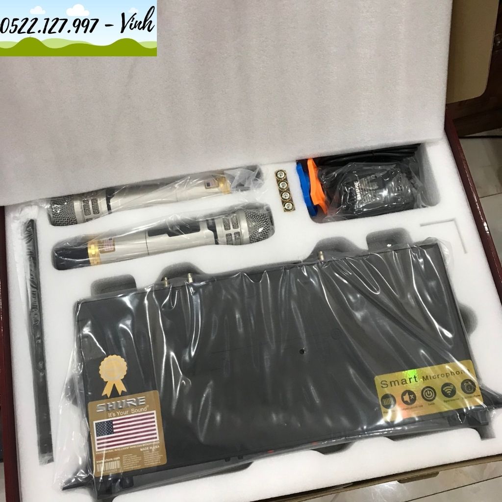 [HCM]Micro không dây SHURE UR29D PLUS ( Hàng nhập khẩu loại 1 ) - Gia Khang Shop