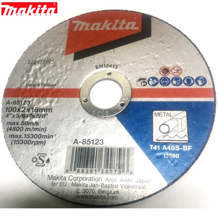 Đá cắt 100mm MAKITA chính hãng A-85123