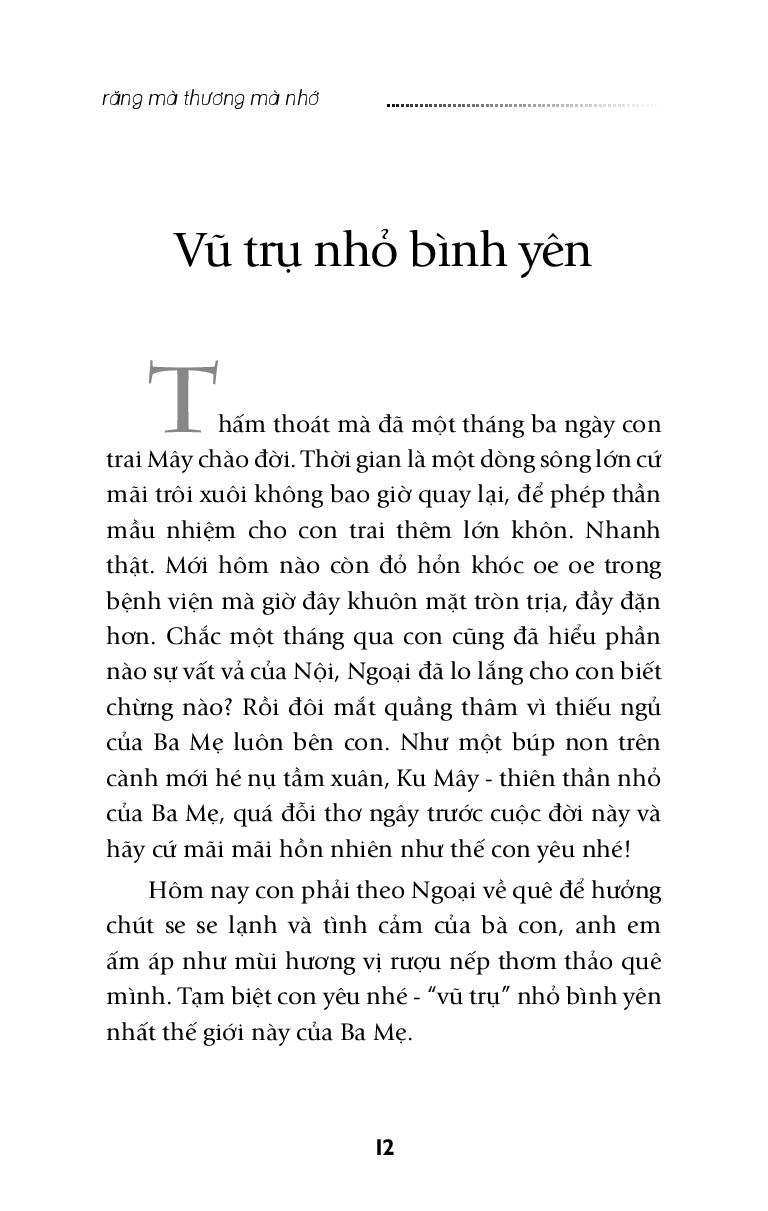 Sách Fahasa - Răng Mà Thương Mà Nhớ