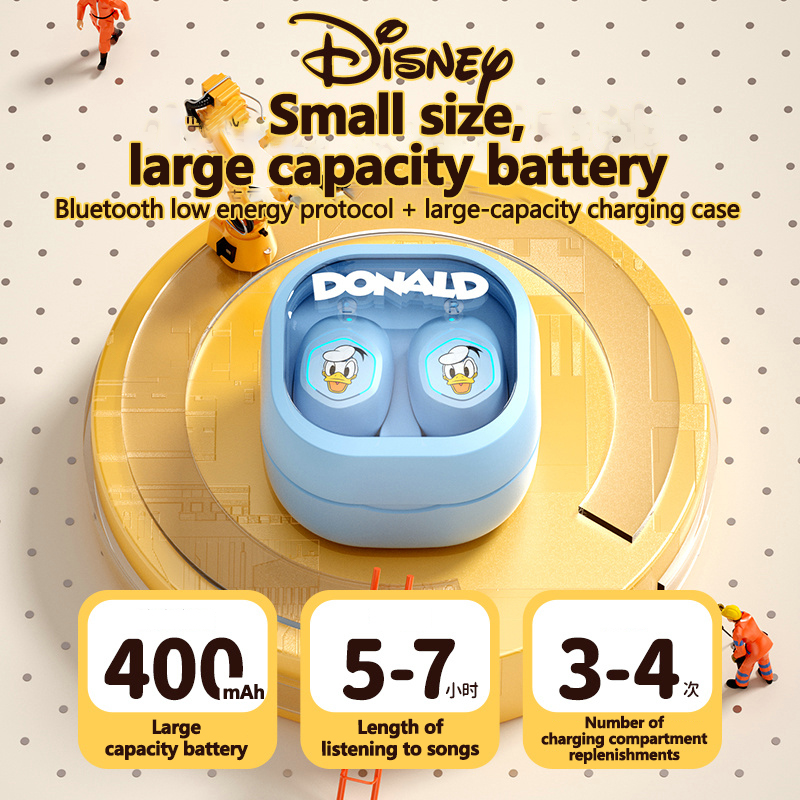 Disney LF220 tai nghe bleutooth Tai Nghe Nhét Tai Không Dây Thật Tai Nghe Bluetooth 5.2 Có Micrô ENC Tai Nghe Chống Nước Thể Thao HiFi Khử Tiếng Ồn