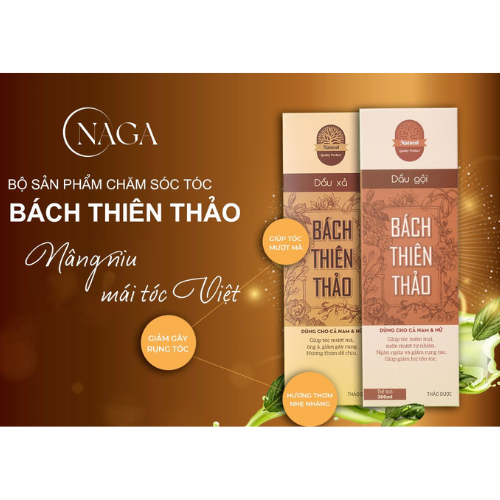 Dầu gội mọc tóc, ngăn rụng tóc Bách thiên thảo 300ml