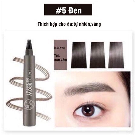 Chì kẻ lông mày phảy sợi 4D