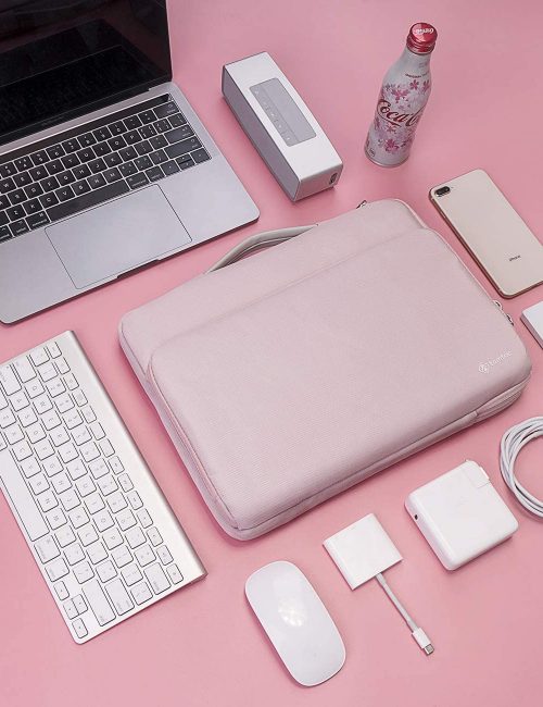 [HCM]TÚI XÁCH CHỐNG SỐC TOMTOC (USA) BRIEFCASE MACBOOK PRO 13” NEW PINK A14