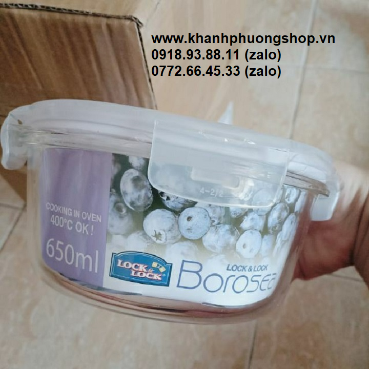 [HCM]hộp thủy tinh lock&lock 650ml - hộp thủy tinh lock&lock