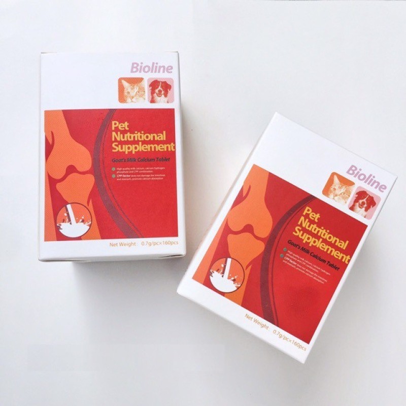 Viên Sữa Dê Bổ Sung Canxi Cho Chó Mèo BIOLINE