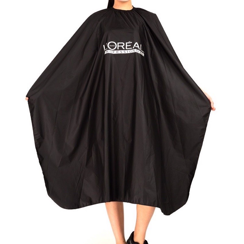 Khăn choàng , áo choàng cắt tóc LOREAL ( 1m50 x 1m45 )