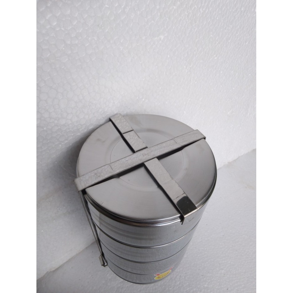[HCM]Cà Mên Inox 4 ngăn Size 14x4