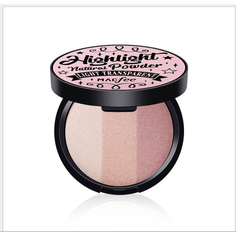 Phấn Tạo Khối 3 Màu Macfee Light Transparent MAC04