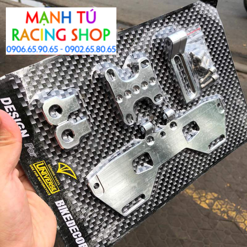 Pát biển số đút gầm gắn R15.