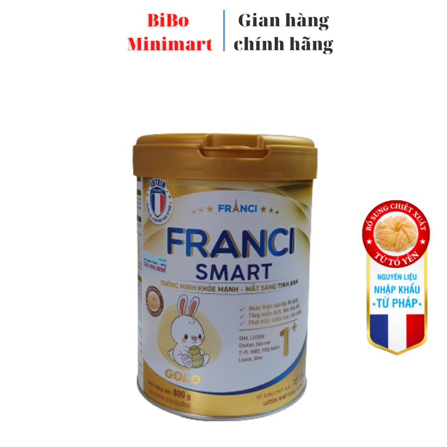 Sữa bột Franci Smart 1+ Gold lon 800G