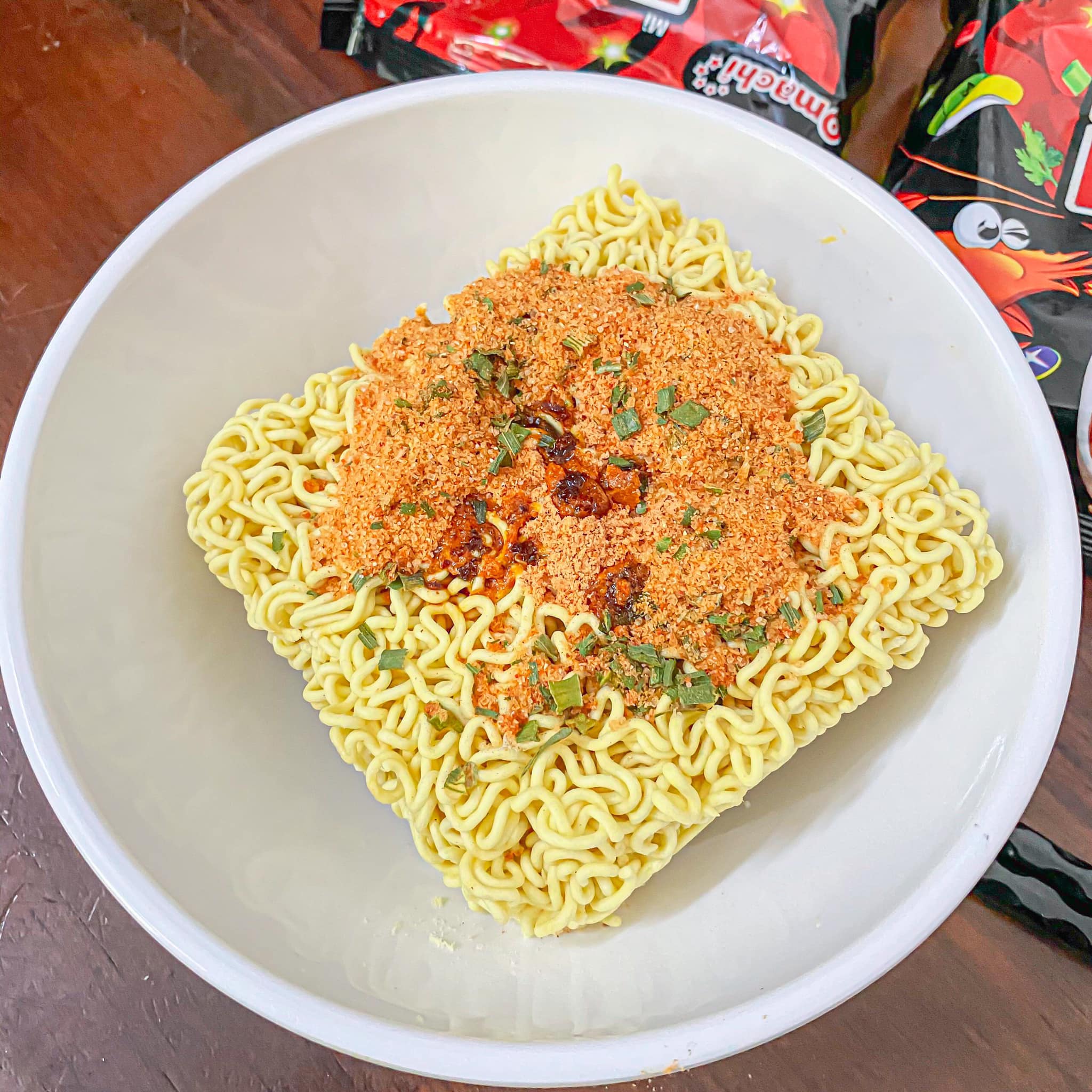 Thùng 30 Gói Mì Tôm Phun Lửa Omachi