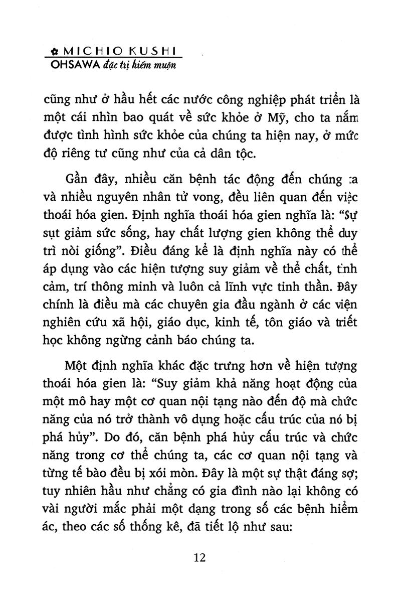 Ohsawa Đặc Trị Hiếm Muộn