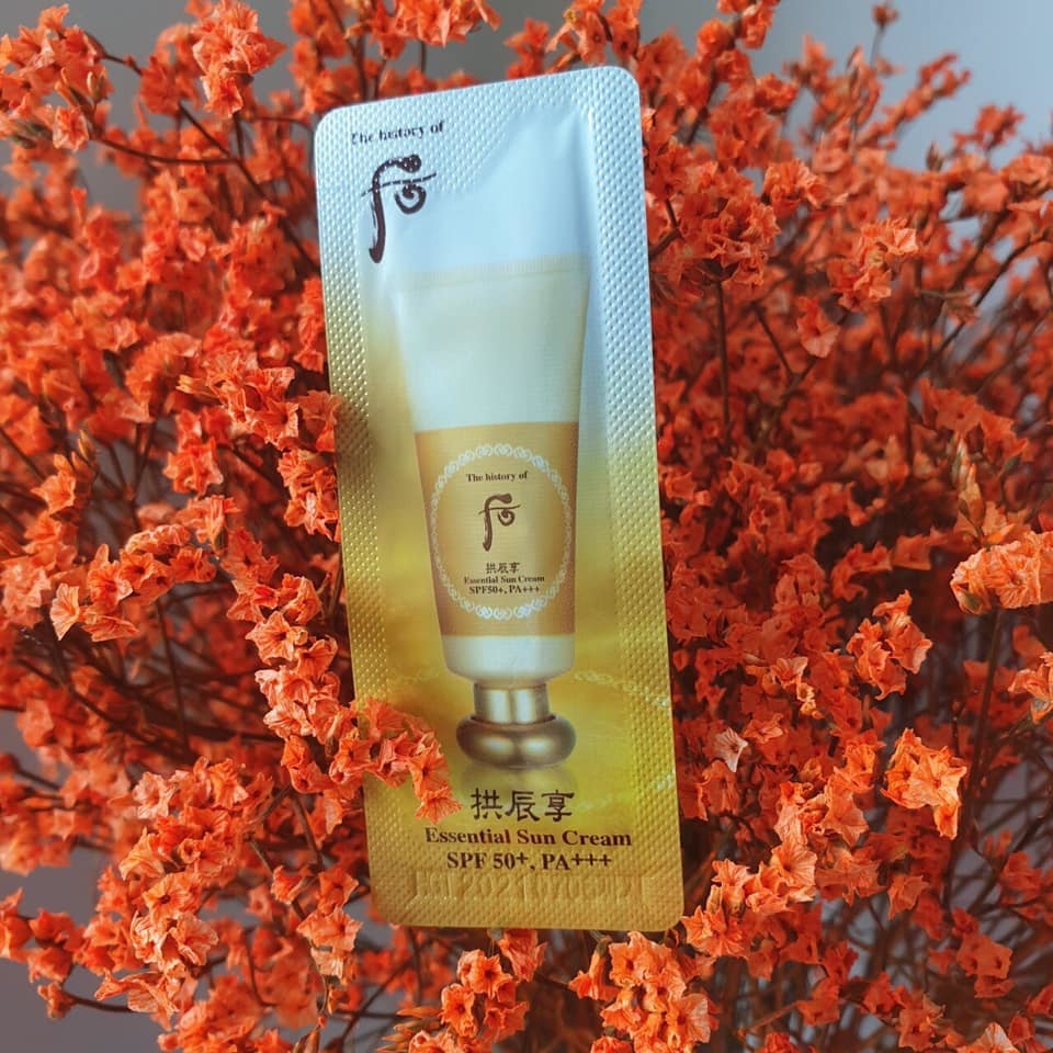 combo10 gói kem chống nắng Whoo Wrinkle