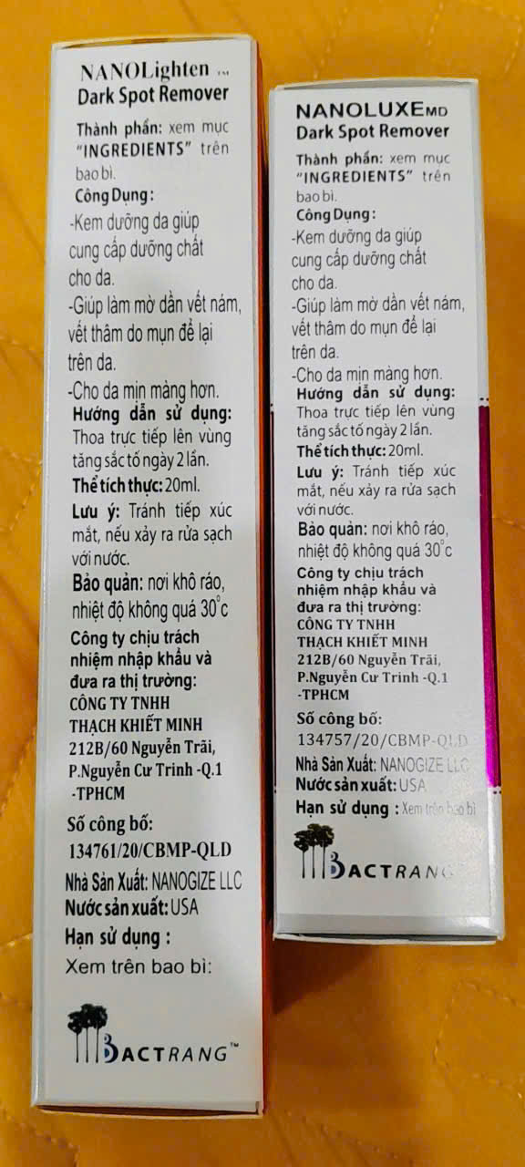 Serum dưỡng da giảm nám Nanoluxe Reluma MD