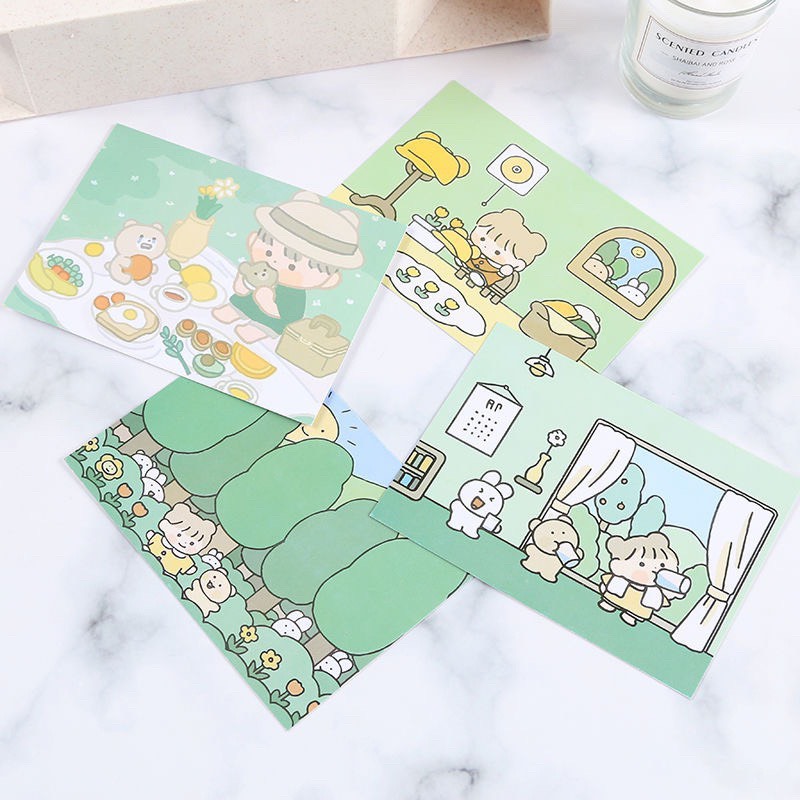 SET ẢNH POSTCARD CÔ GÁI DECOR TRANG TRÍ A.2