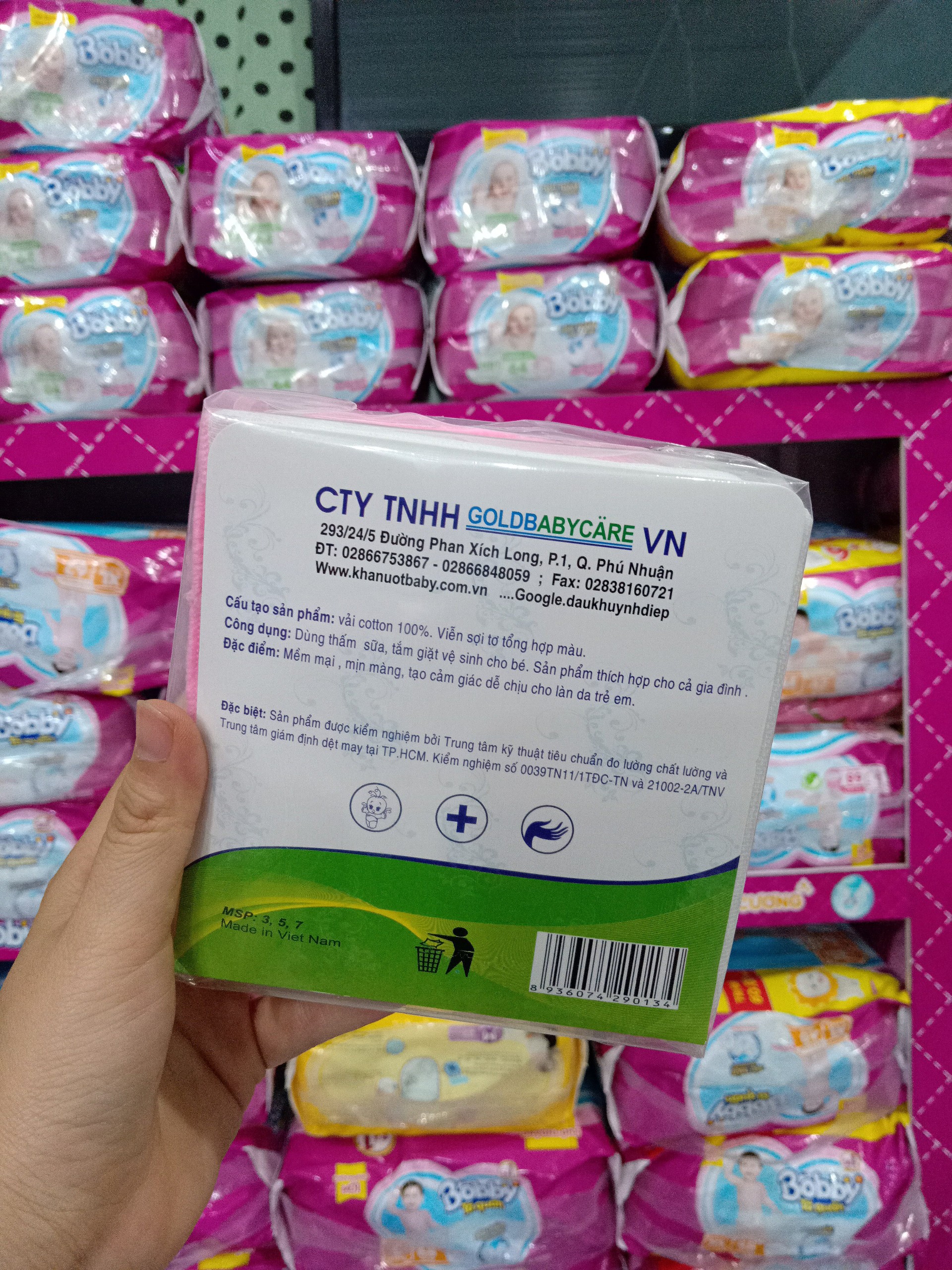Set 10 khăn sữa Nhật cao cấp 4 lớp cho bé