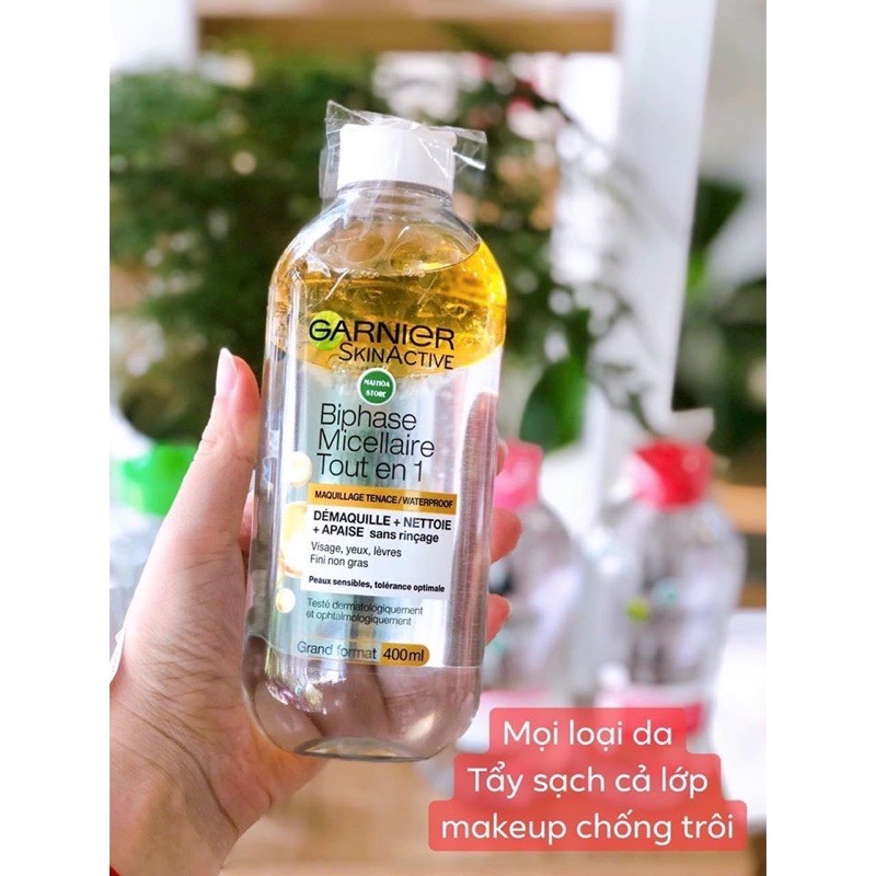 Tẩy Trang Garnier Solution Micellaire 400ml, Unipharma Mall