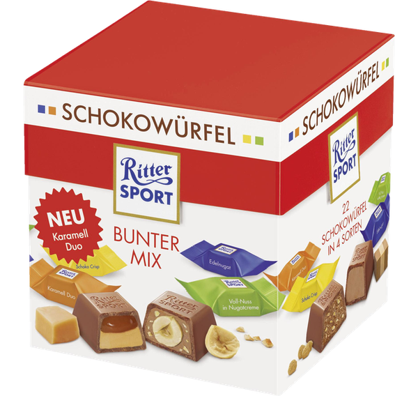 Chocolate Ritter Sport Bunter Mix hộp 176gr