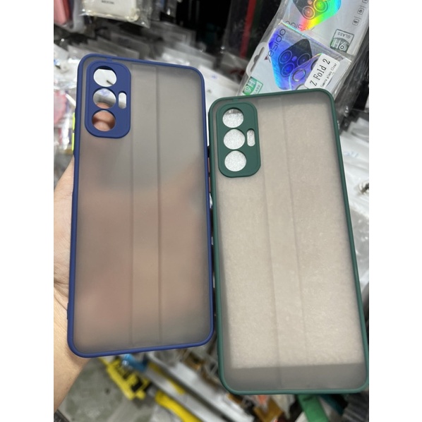 Ốp lưng Tecno Pova 3 dẻo silicon viềng lưng nhựa nhám