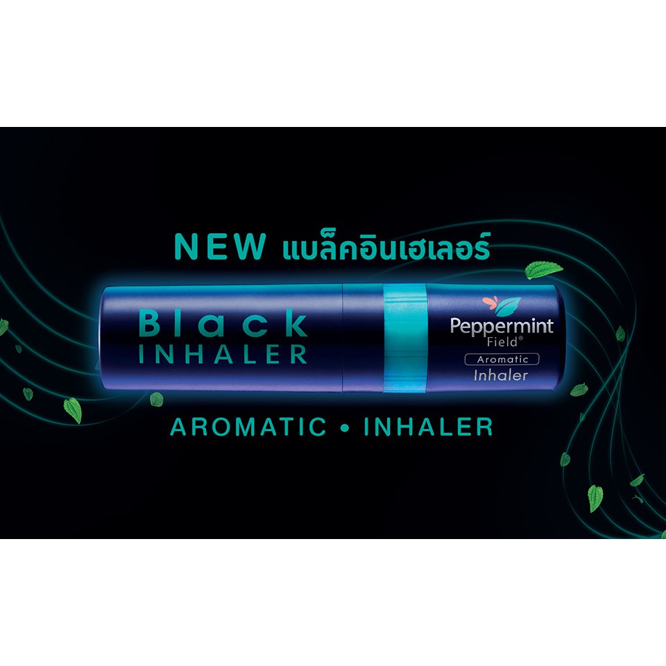 Ống Hít Mũi 2 Đầu Black Inhaler Peppermint Field Thái Lan