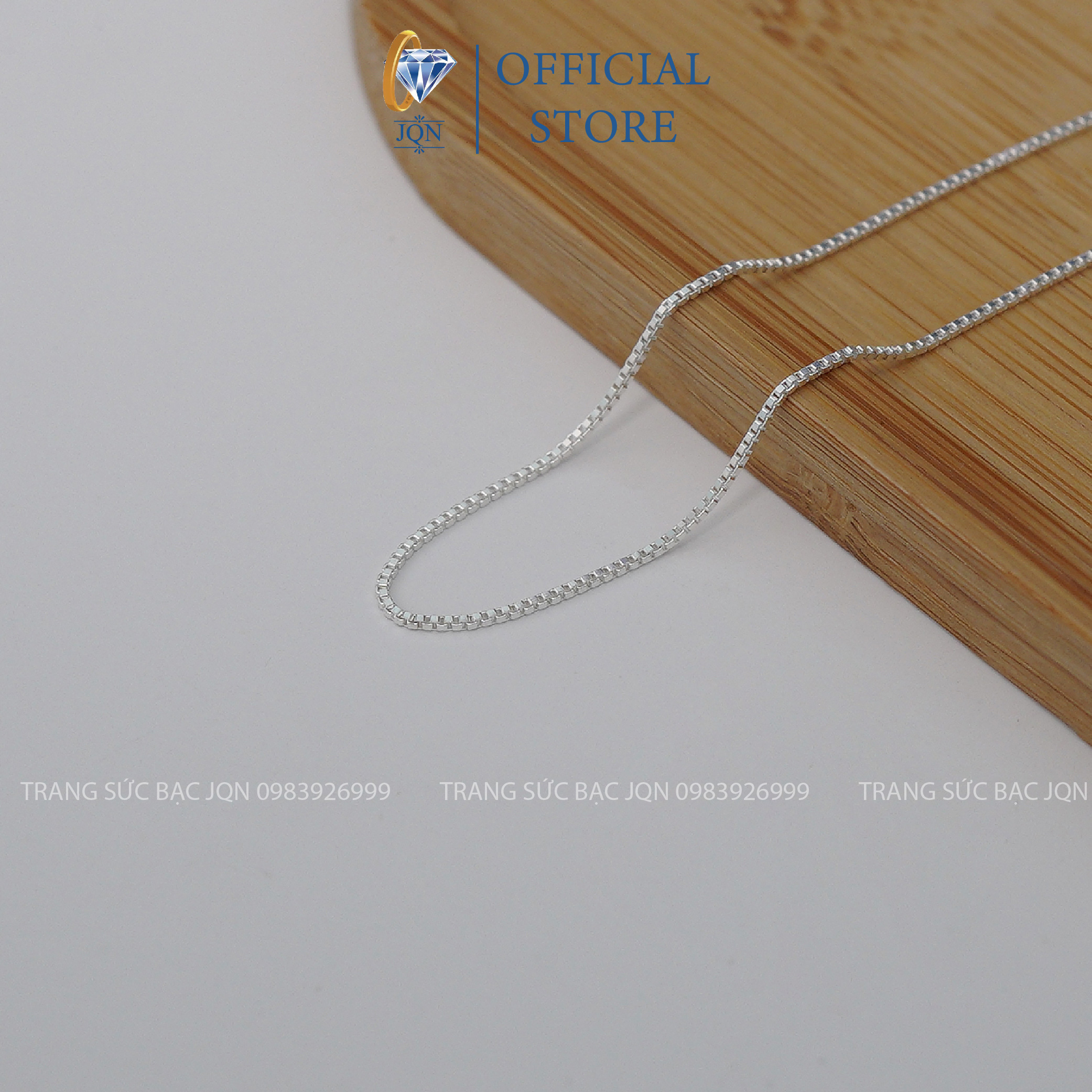 Dây Chuyền Bạc 925 Cao Cấp Sáng Đẹp Sợi Trơn Trang Sức JQN Cam Kết Bạc Thật Sáng Đẹp