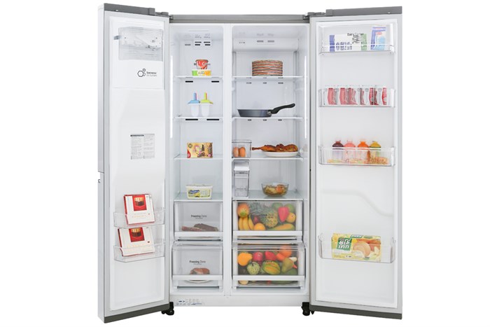[Trả góp 0%] Tủ lạnh Side by Side LG GR-D247JDS 601L Inverter