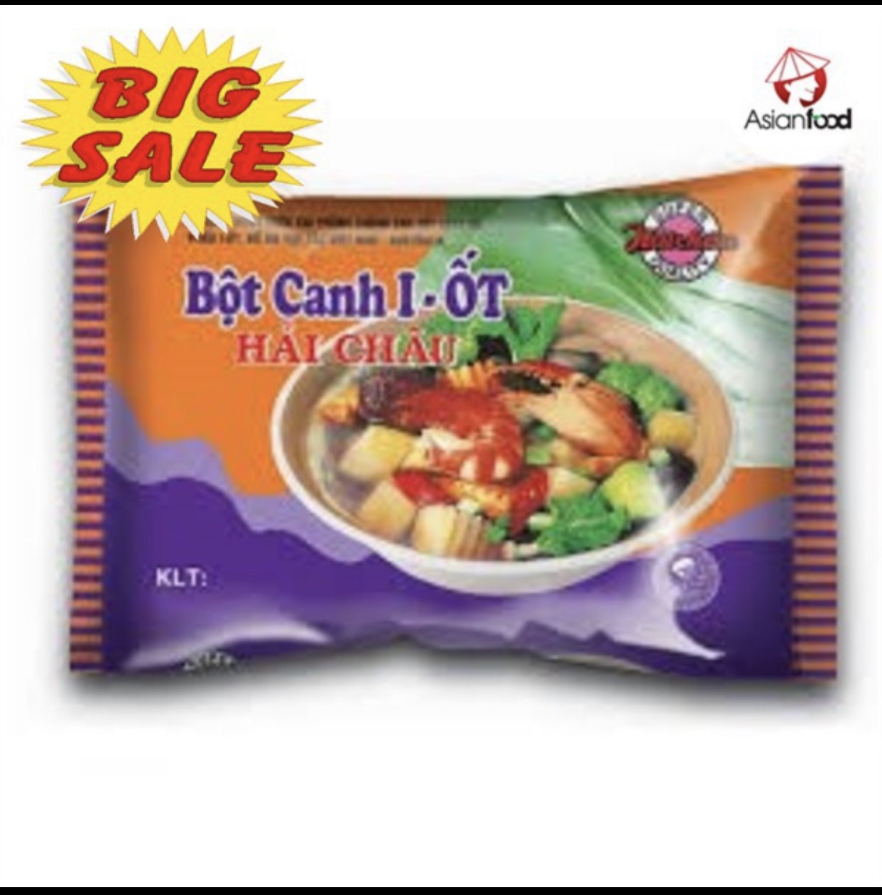 Combo 5 gói Bột canh i-ốt Hải Châu 190g