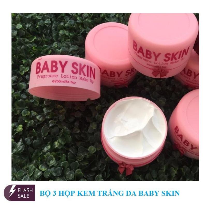 Combo 3 Hộp Kem Trắng Da Body Baby Skin Thái Lan nhập khẩu