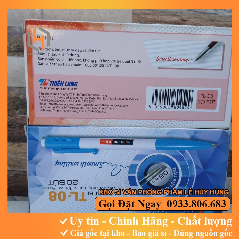 Bút bi mực xanh nét đẹp xịn .TL08