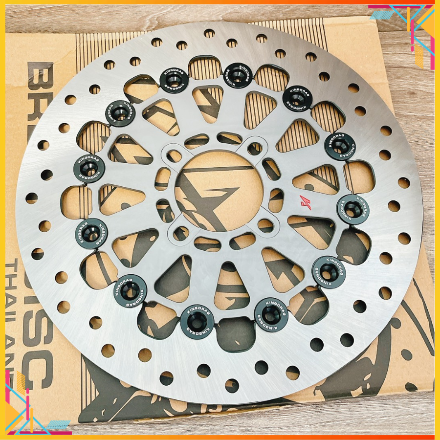 Đĩa thắng trước kingdrag v2 260/267mm lồng nhôm cnc gắn mọi loại xe