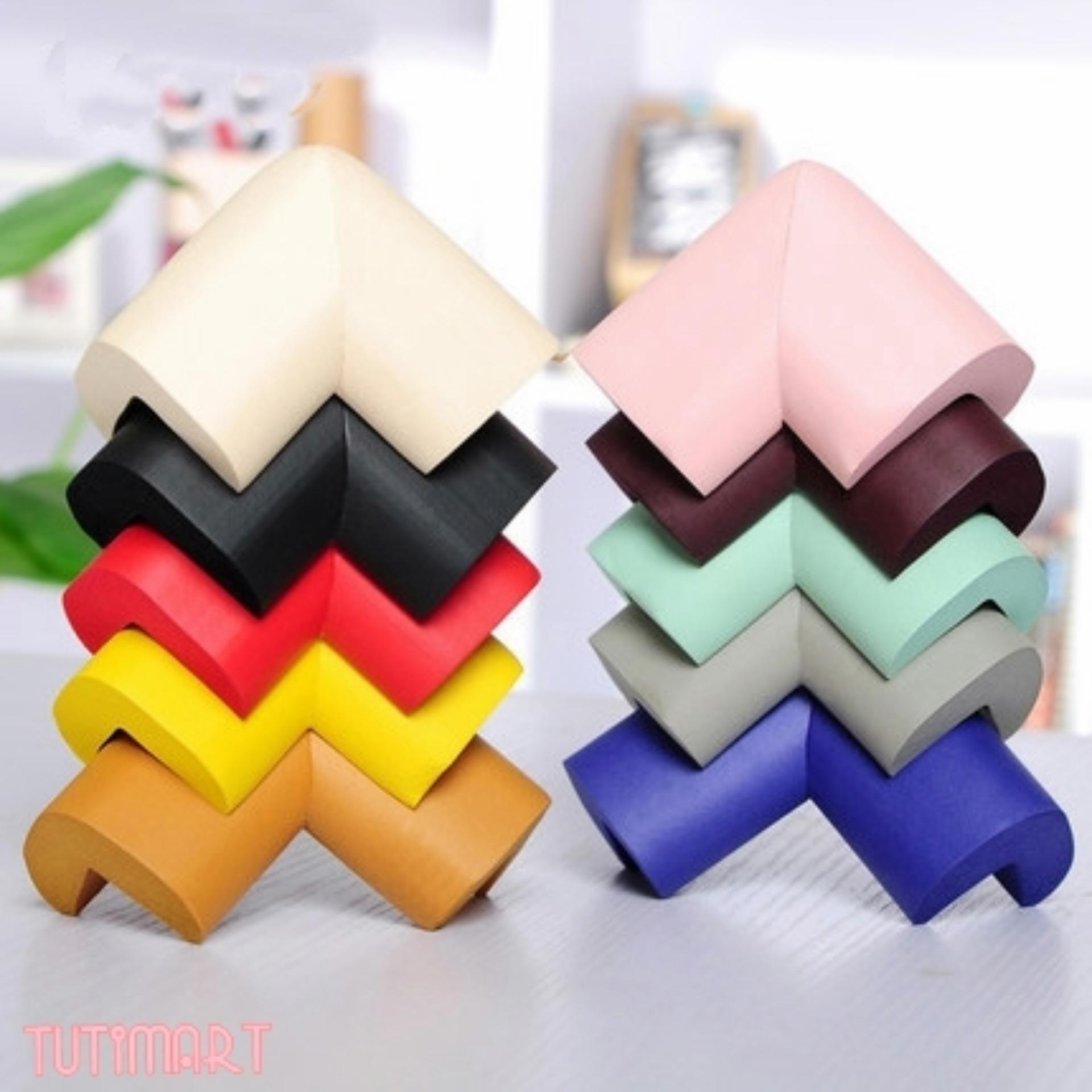Combo 8 miếng bọc góc cạnh bàn bằng cao su non