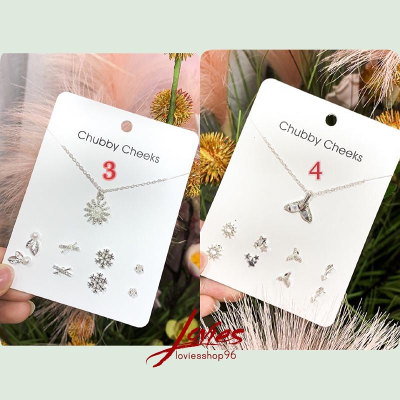 [HCM]SET BỘ BÔNG TAI VÀ DÂY CHUYỀN MẪU MỚI