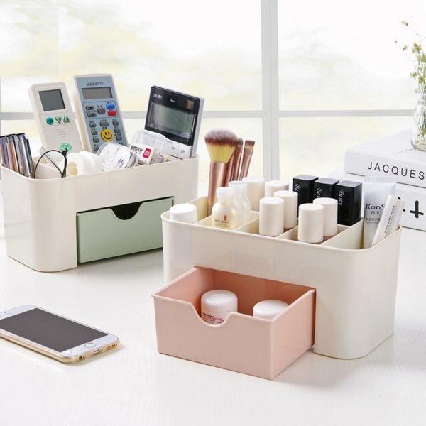 Tủ đựng mỹ phẩm mini, Tủ đồ trang điểm cho chị em (Màu ngẫu nhiên)