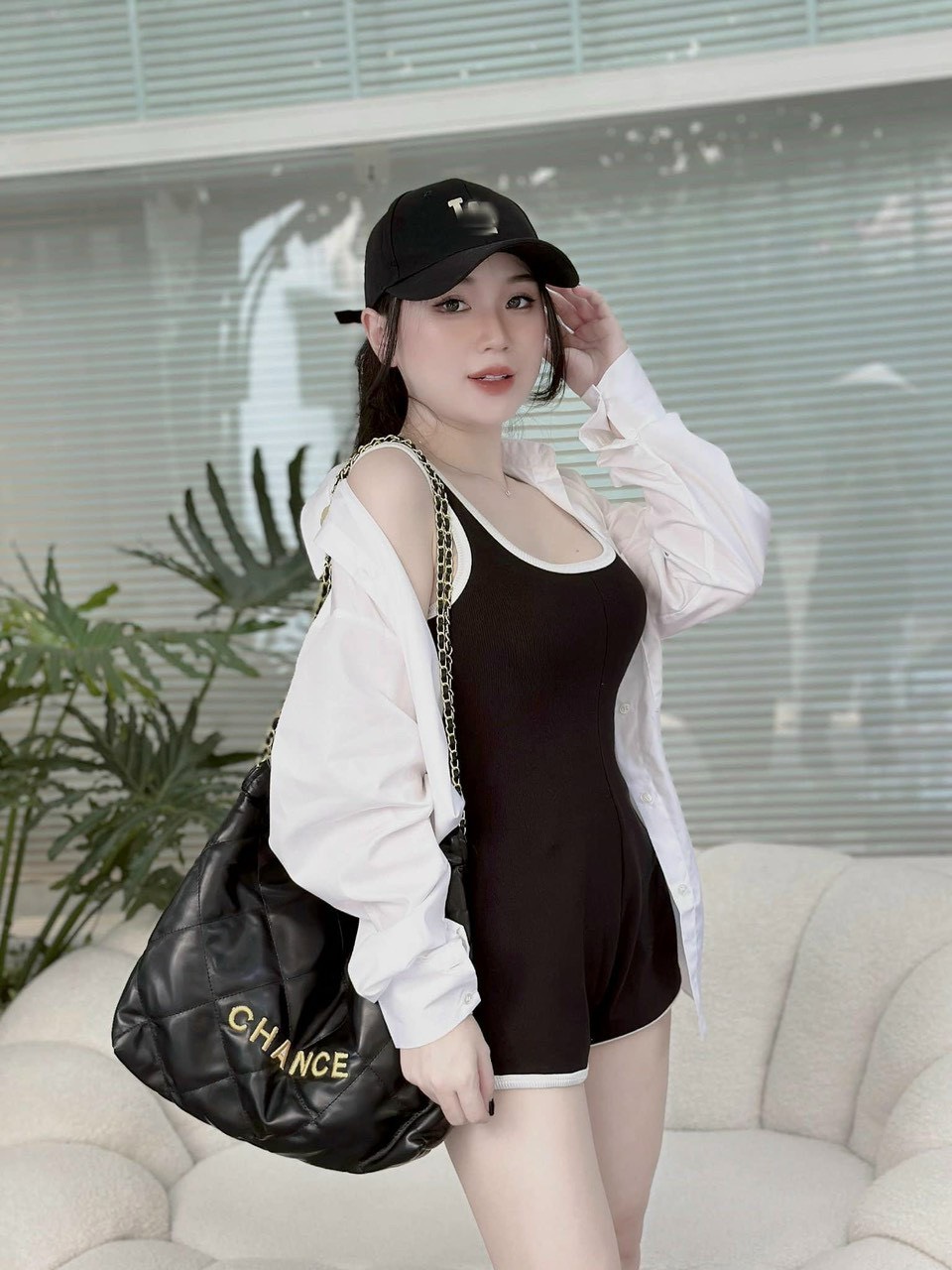 Jumpsuit kèm khoác sơ mi siêu hot