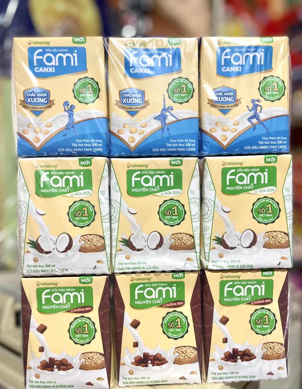Sữa đậu nành Nguyên chất Fami VINASOY - Sữa đậu nành số 1 Việt Nam