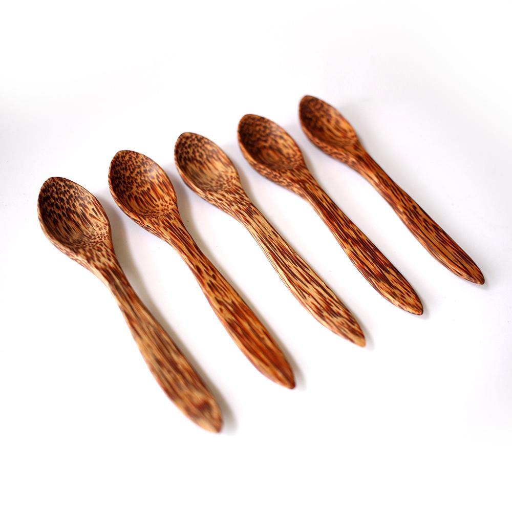 [HCM]Muỗng Cà Phê Gỗ Dừa 12cm One4One (1 cái)