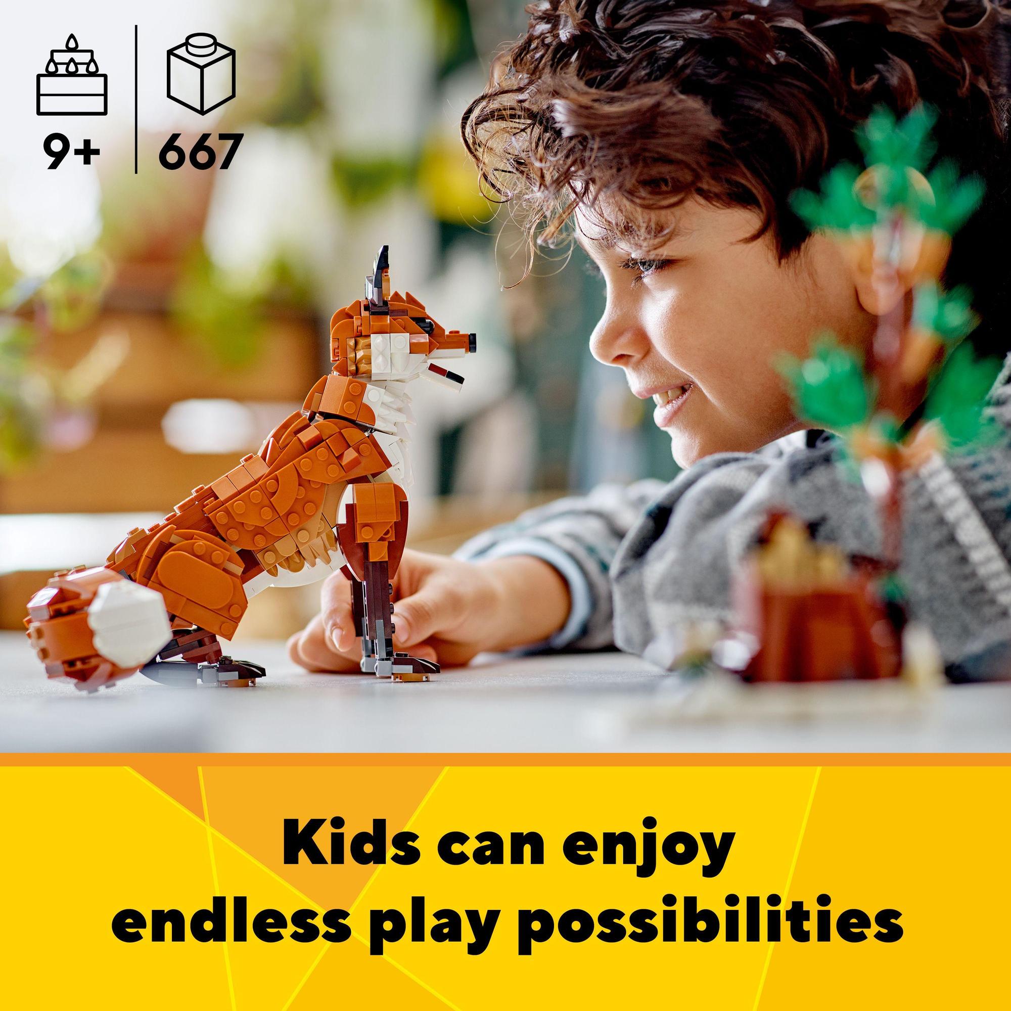 LEGO CREATOR 31154 Đồ chơi lắp ráp Mô hình Cáo đỏ (667 chi tiết)