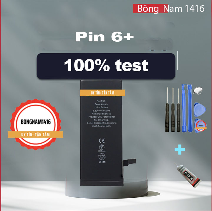 Pin thay thế dành cho i/phone 6 Plus Thay Thế Tặng Kèm Bộ Sửa Để Thay Pin
