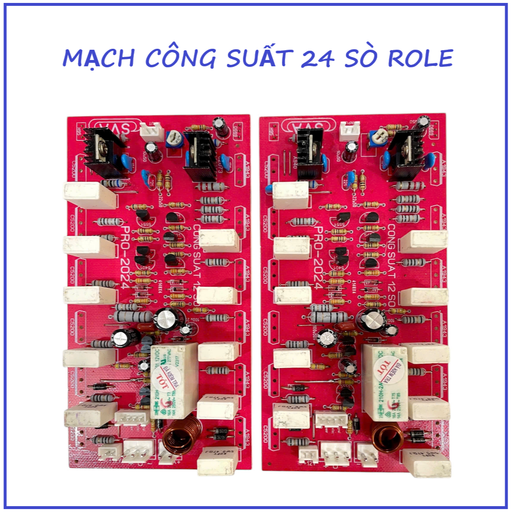 MẠCH CÔNG SUẤT 24 SÒ CÓ ROLE