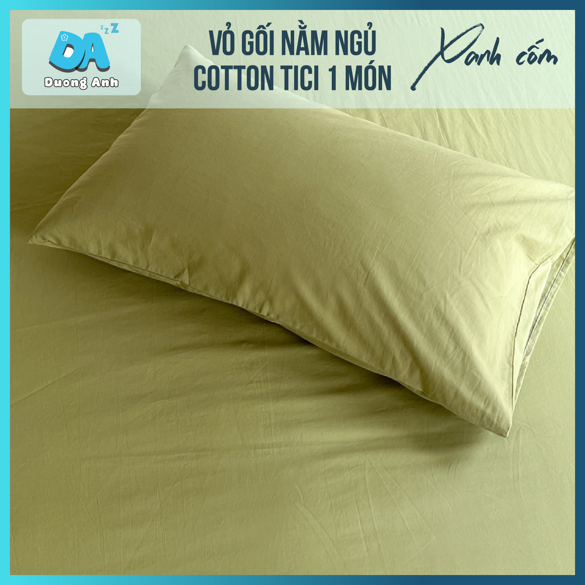 Vỏ gối nằm ngủ và gối ngủ pilow 50x70 CM - Áo gối nằm ngủ 1 chiếc không kèm khóa kéo, chất liệu cotton tici, thoáng mát và dễ dàng vệ sinh