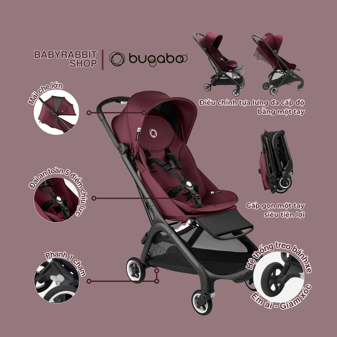 Xe đẩy du lịch gấp gọn Bugaboo Butterfly