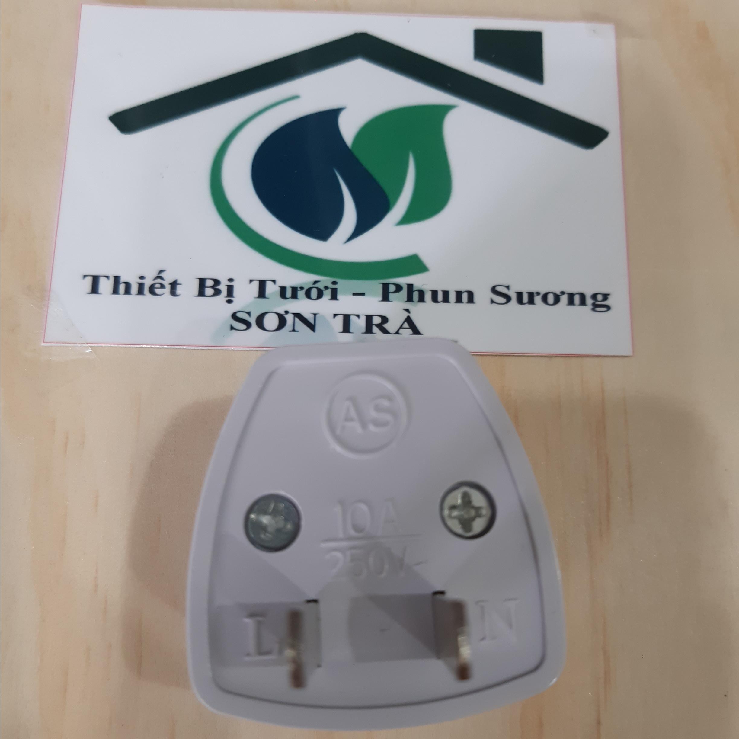 Combo 3 phích cắm điện chuyển đổi 3 chấu sang 2 chấu
