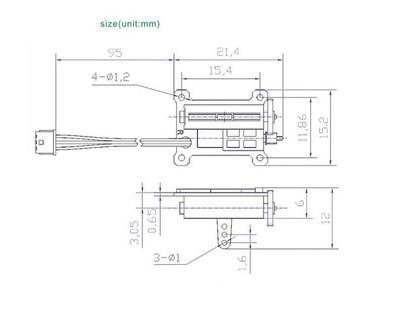 Servo siêu nhỏ tuyến tính 1.5g Micro Linear Servo