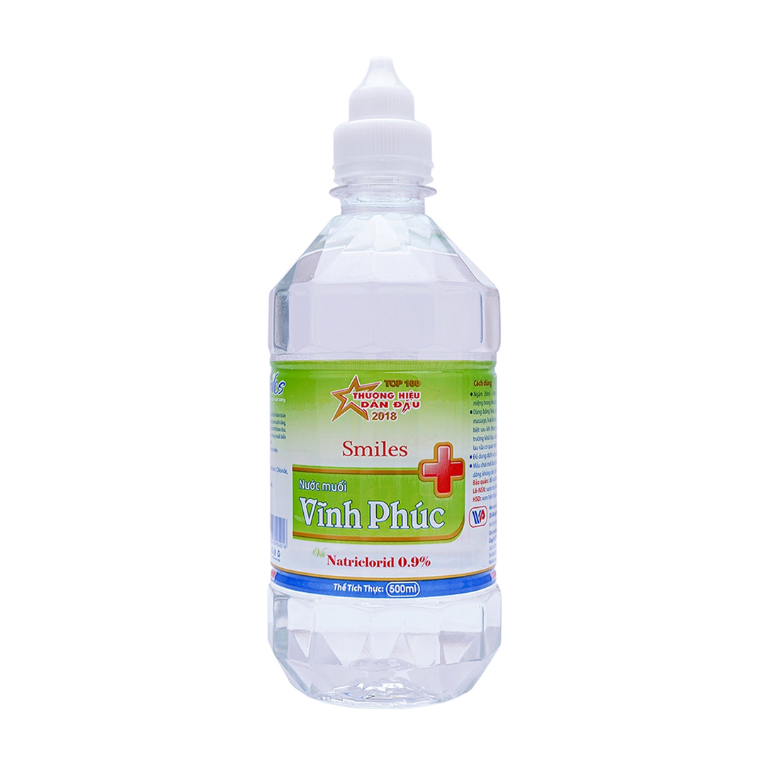 Nước muối sinh lý vĩnh phúc